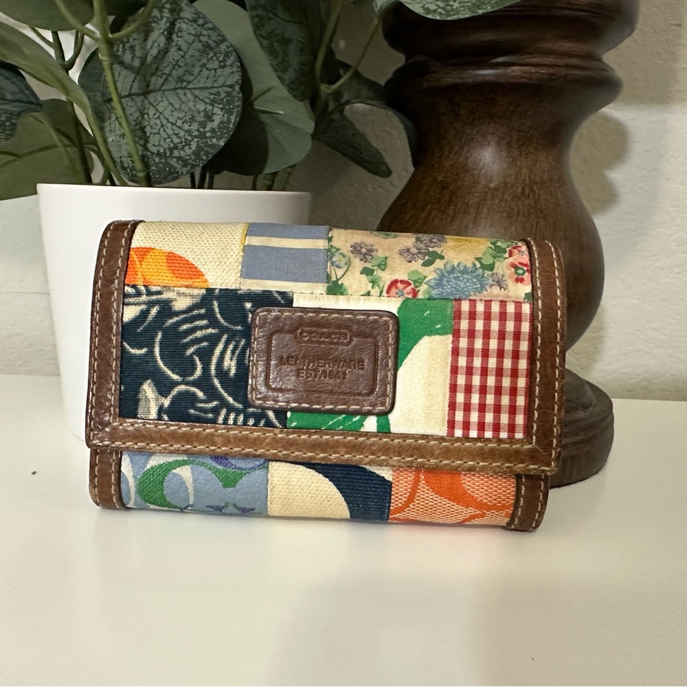 Coach Colorful Patchwork Wallet